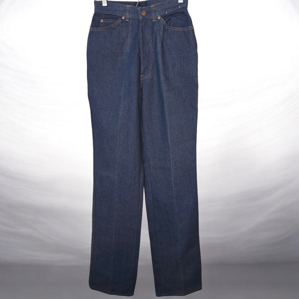 VTG 1981 Levi's 25414 Orange Tab Jeans NOS 27x34‎ Deadstock High Rise 517 USA - Picture 10 of 11